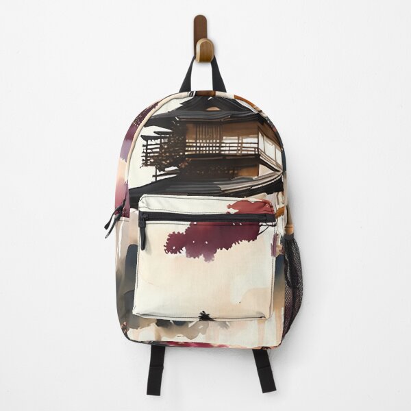 Item preview, Japanese-style Watercolour Landscape; Perfect gift for nature lovers; Ideal for Japanese nature art for home décor designed and sold by erzypher.
