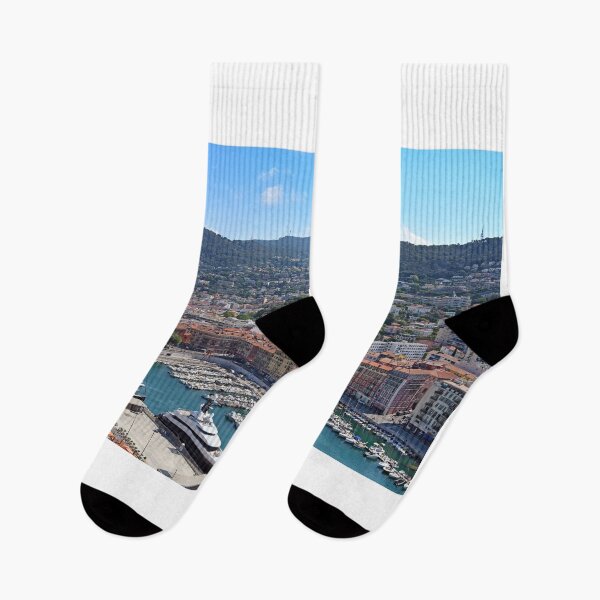 Item preview, Port with yachts and sailboats in Nice France summer season designed and sold by goceris.