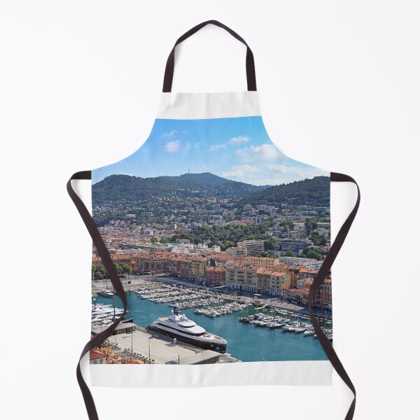 Item preview, Port with yachts and sailboats in Nice France summer season designed and sold by goceris.