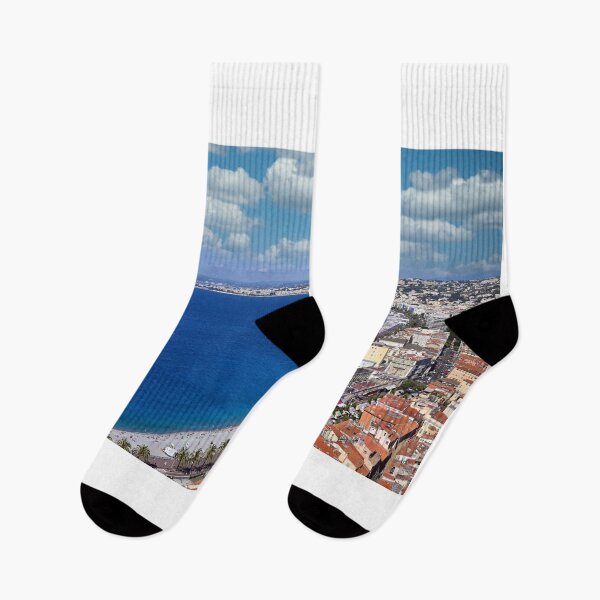Item preview,  Promenade des Anglais and beach in Nice France summer season designed and sold by goceris.