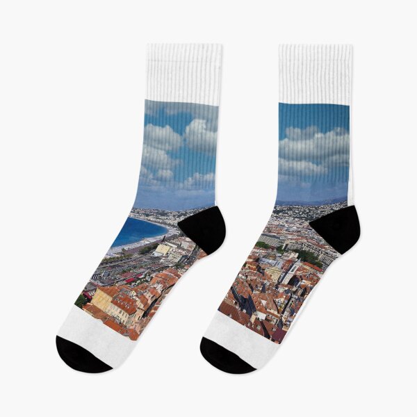Item preview,  Promenade des Anglais and old town in Nice France summer season designed and sold by goceris.