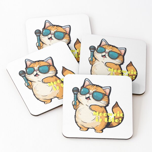 Item preview, Meowsic is Life! designed and sold by Zeng-Graphics.