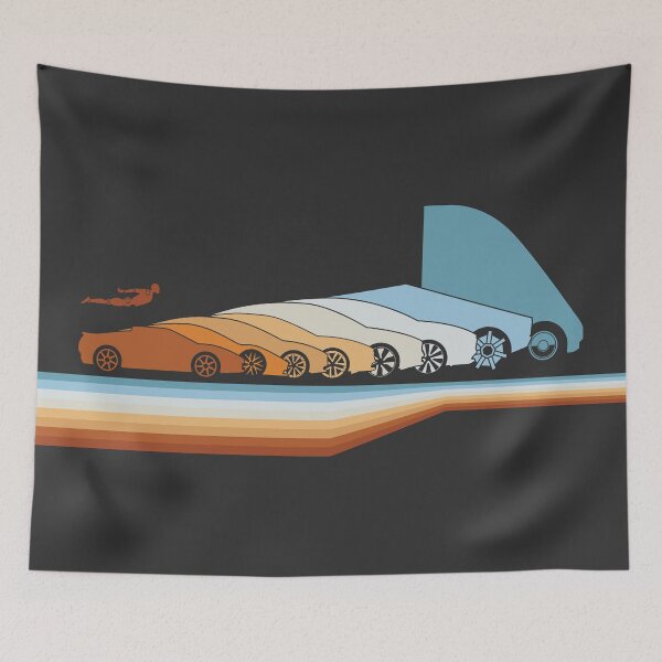Item preview, Tesla Retro Design Dark Background designed and sold by valrusc.