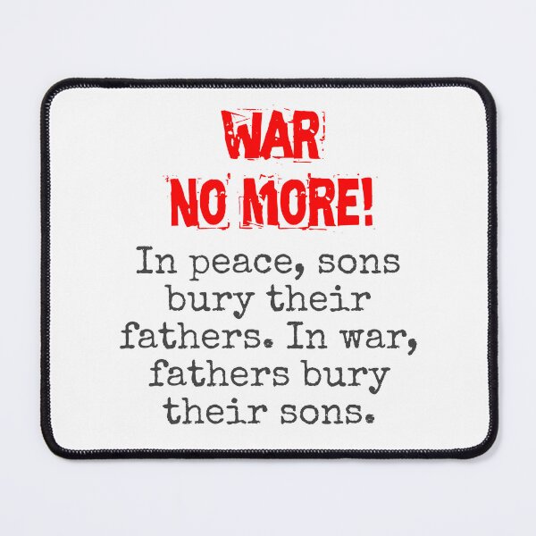 Item preview, In Peace Sons Bury Their Fathers  designed and sold by CrankyOldDude.