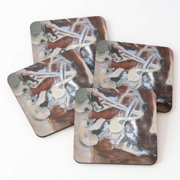 Item preview, AA04072013-6-Skeletons in Love painting designed and sold by servomerch.