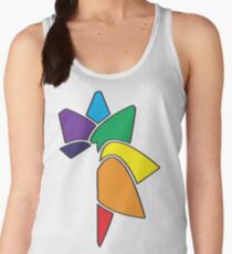 Rainbow Flower Women's Tank Top