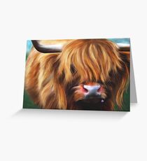 Highland Cow Greeting Card