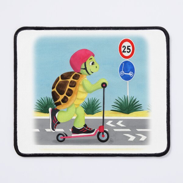Item preview, Turtle riding a scooter designed and sold by Iris Créa.
