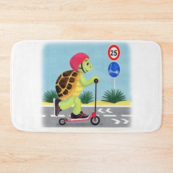 Item preview, Turtle riding a scooter designed and sold by Iris Créa.