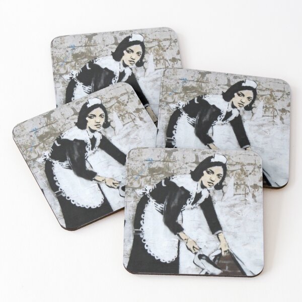 Item preview, AA04072013-18-Pintura mural de Bansky Art designed and sold by servomerch.