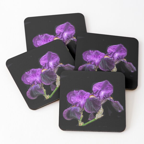 Item preview, Purple Bearded Irises  designed and sold by Alisonchambers2.