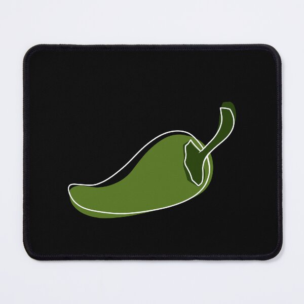 Item preview, Minimalist green jalapeno paper designed and sold by anycolorart.