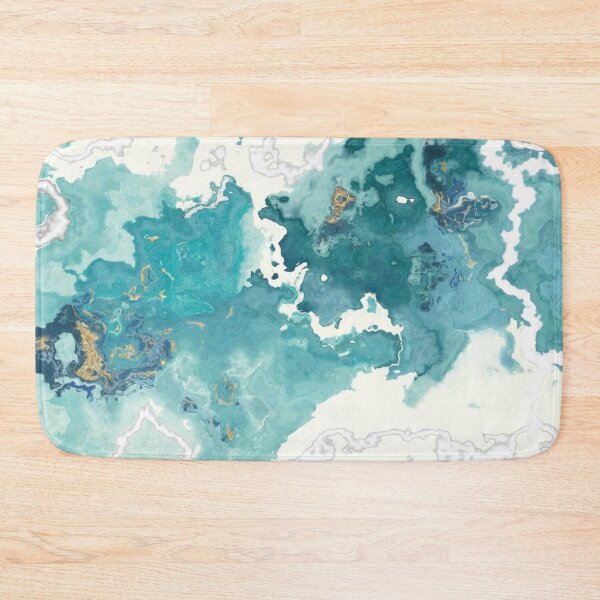 Item preview, Turquoise Abstract watercolor art designed and sold by DixieArt99.