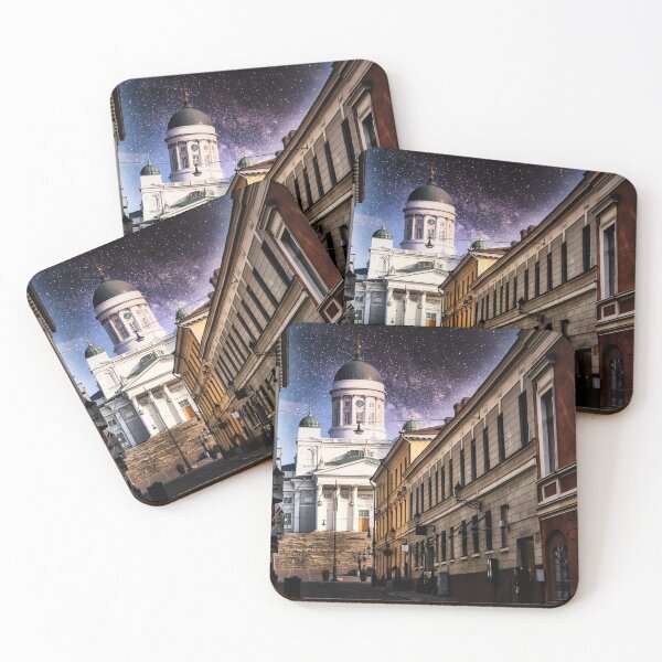 Item preview, Helsinki Cathedral Dramatic Moonlight View designed and sold by Taina Sohlman.