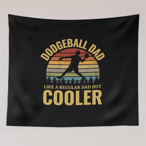 Item preview, Dodgeball Dad Team Sports Vintage Retro designed and sold by TastefulTees.