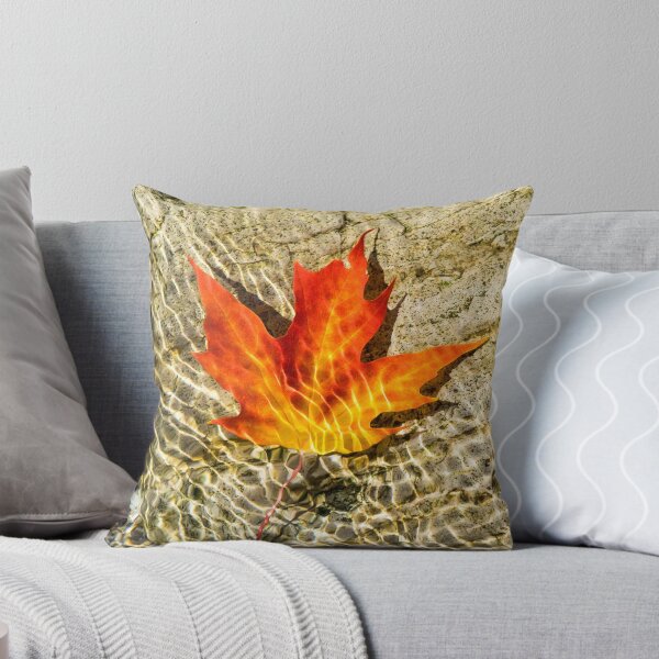 Item preview, Submersed Maple Leaf with Brilliant Jeweled Patterns designed and sold by Georgia Mizuleva.