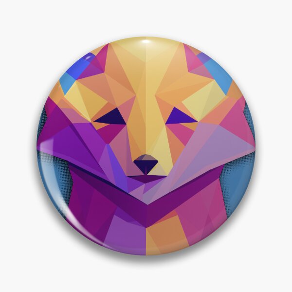 Item preview, Colorfull low-poly isometric Fox designed and sold by Iko.
