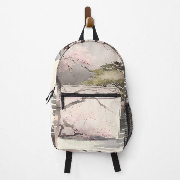 Item preview, Japanese-style Watercolour Landscape; Perfect gift for nature lovers; Ideal for Japanese nature art for home décor designed and sold by erzypher.