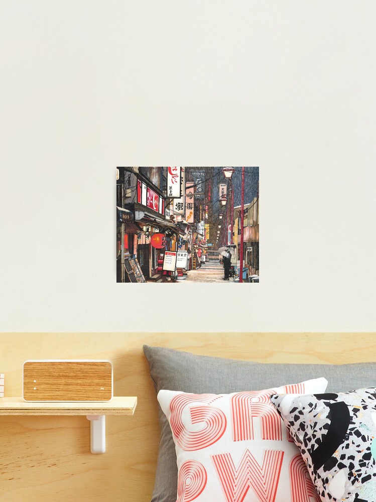 Thumbnail 1 of 3, Photographic Print, Lights in the Snow designed and sold by ErinNicholls.