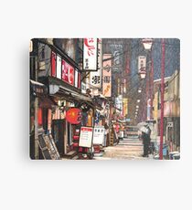 Lights in the Snow Metal Print