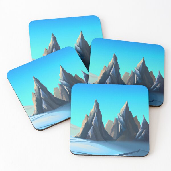 Item preview, The icy mountains designed and sold by The Iconic Minimalist.