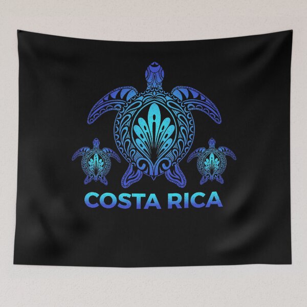 Artikelvorschau, Vintage Costa Rica Ocean Blue Sea Turtle Souvenirs entworfen und verkauft von kalpanik_Rehana_Begum.