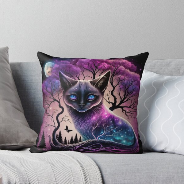 Artikelvorschau, Spooky Siamese Cat entworfen und verkauft von Nocturne Paws.