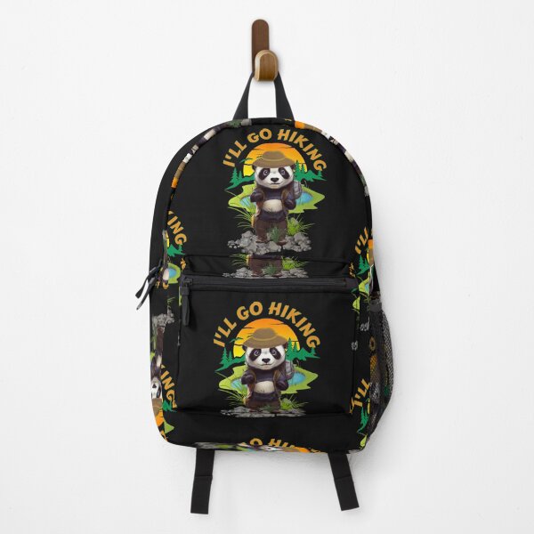 Item preview, a cute panda is hiking designed and sold by Animal world designs.