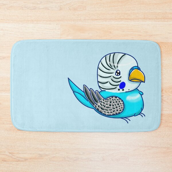 Item preview, Fun, Cute and Chubby Blue Budgie Bird designed and sold by DynieKid.