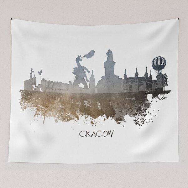 Item preview, Cracow Poland skyline #cracow #krakow designed and sold by JBJart.