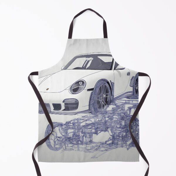 Aperçu de l'œuvre Porsche 911 blueprint créée et vendue par imaigine.