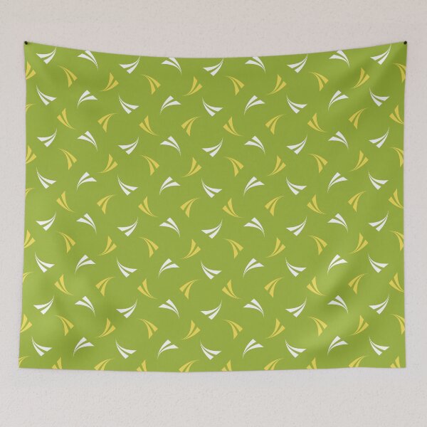 Item preview, Flying arc elements on light green background designed and sold by Vektoria.