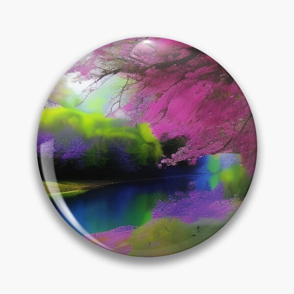 Item preview, Blooming pink trees in the forest designed and sold by brandway.