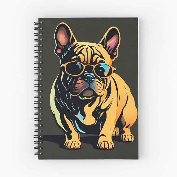 Item preview, A cute and lively punk rock dog with sun glasses designed and sold by SurrealAnimals.