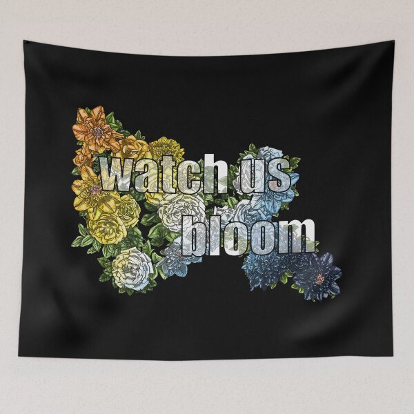 Item preview, Watch Us Bloom Clematis And Roses Aroace 2023 designed and sold by Art by Veya.