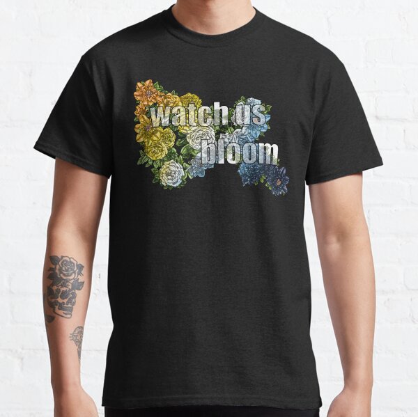 Watch Us Bloom Clematis And Roses Aroace 2023 Classic T-Shirt