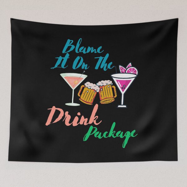 Item preview, Funny Cruise Gifts Blame It On The Drink Package Family Cruise designed and sold by AmeliaShirts.