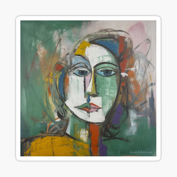 Woman Portrait Sticker