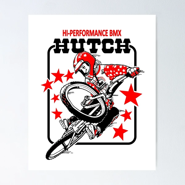 VINTAGE HUTCH BMX バナー HI-PERFORMANCE 美品 Hutch vintage BMX logo