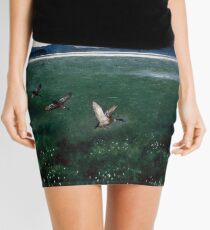 Theodor Kittelsen The twelwe wild Ducks Mini Skirt