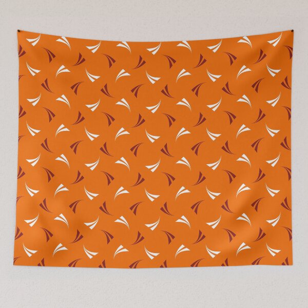 Item preview, Flying arc elements on orange designed and sold by Vektoria.