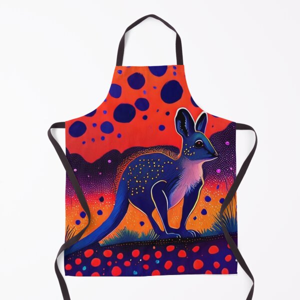 Item preview, Cute Wallaby in Australian Aboriginal Dot Painting designed and sold by Michael Voyler.