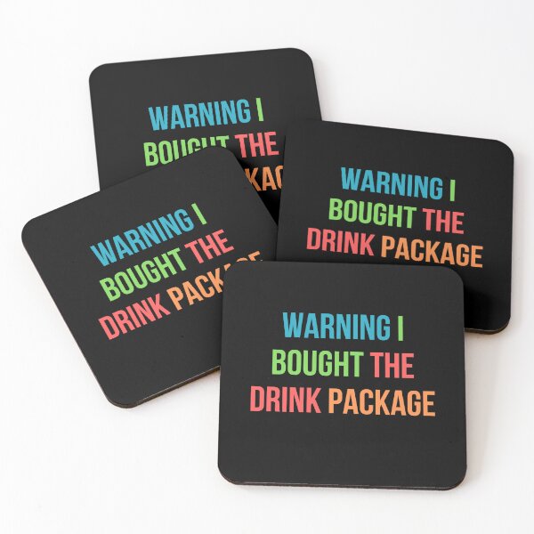 Item preview, Funny Drinking Gift Warning I Bought The Drink Package Funny Cruise designed and sold by AmeliaShirts.