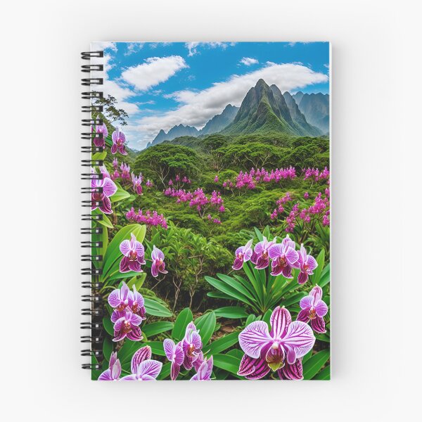 Item preview, A Paradise Of Rare Plants, Including Orchids, Basking In The Sunlight Ai Generated Art designed and sold by AiGens.
