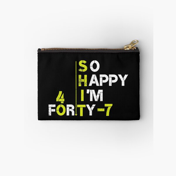 Item preview, So Happy I'm 47 forty five shirt, Funny 47th Birthday Shirt Gift idea -funny shirt-for her and hem designed and sold by yakoushirtshope.