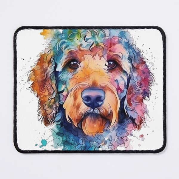 Item preview, Labradoodle Colour Splash designed and sold by HookedOnDogz.