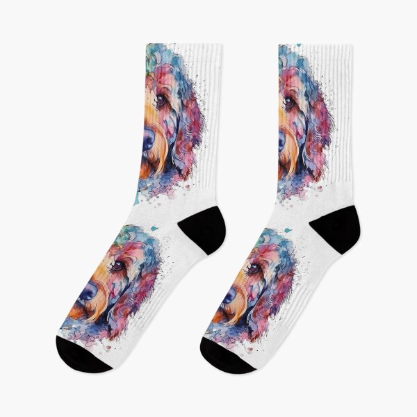 Item preview, Labradoodle Colour Splash designed and sold by HookedOnDogz.