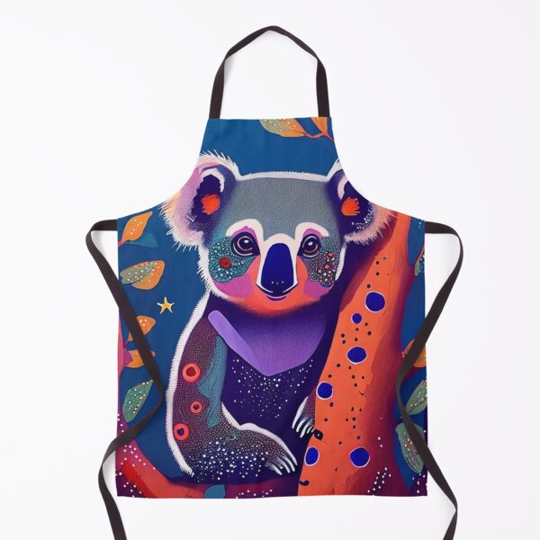 Artikelvorschau, Aboriginal Art Cute Koala Bear in Dot Paintings entworfen und verkauft von Michael Voyler.