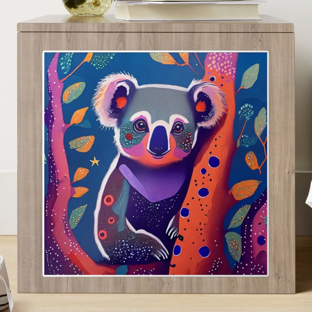 Koala Bear Painting Art Print Children's Wall Art Surreal Imagery  Psychedelic Animal Wall Decor Bear Koalas Print -  Canada