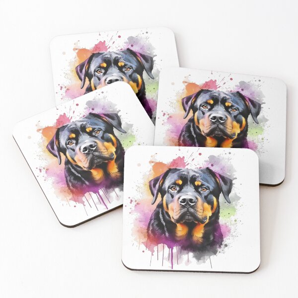Item preview, Rottweiler Colour Splash designed and sold by HookedOnDogz.